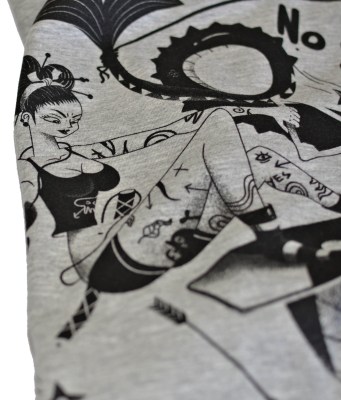  T-SHIRT WATATSUMI GREY LONGER LENGTH