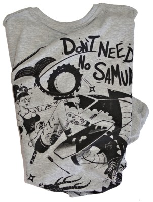  T-SHIRT WATATSUMI GREY LONGER LENGTH