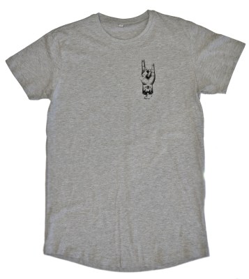  T-SHIRT WATATSUMI GREY LONGER LENGTH