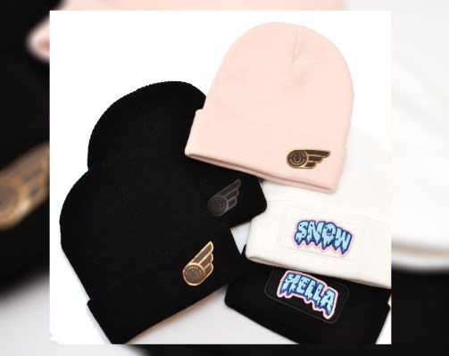 BEANIE BLACK SMILE BLACK