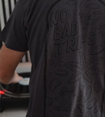 T-shirt No Bad Trips Grey Regular