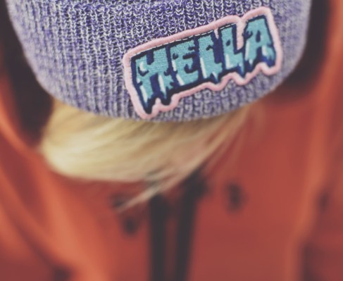 BEANIE HEATHER PURPLE HELLA