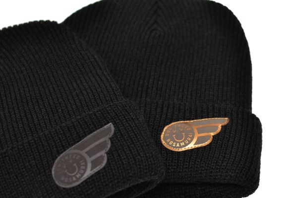 BEANIE BLACK SMILE BLACK